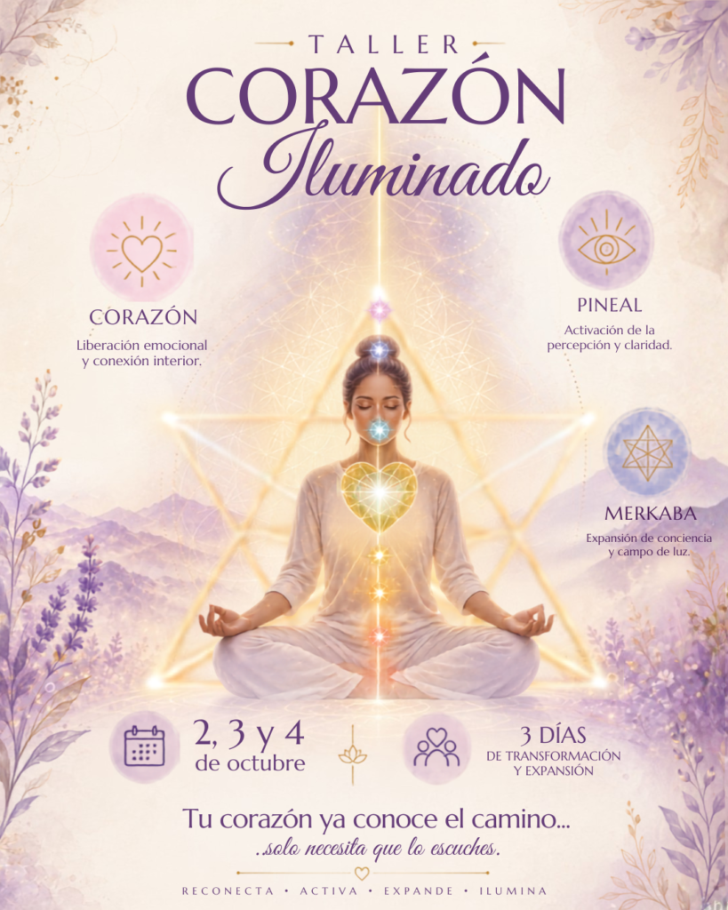 Taller Corazón Iluminado | 2, 3 y 4 de octubre 2026
