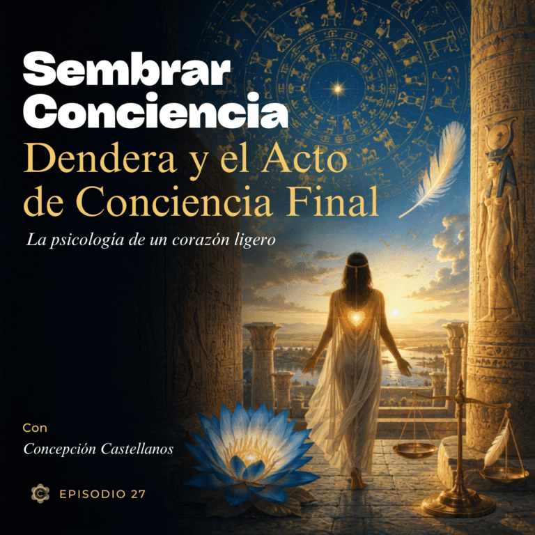 #027 Dendera y el Acto de Conciencia Final: La Psicología de un Corazón Ligero